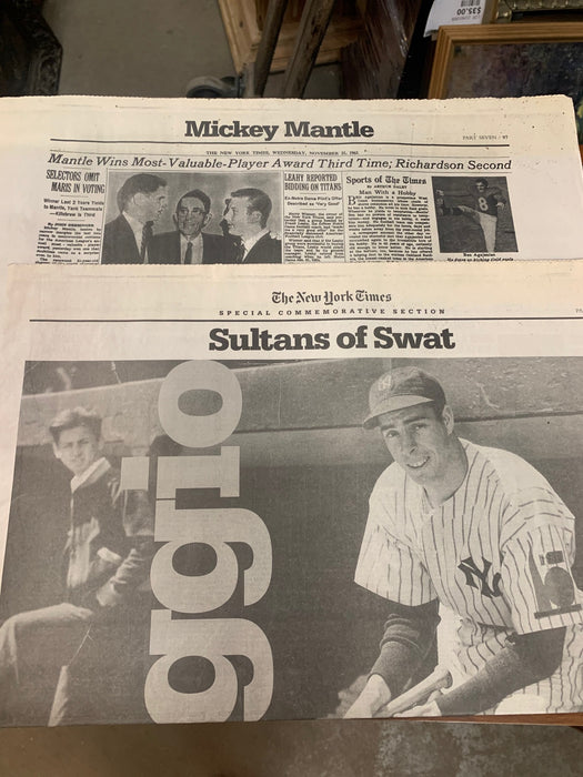 "SULTANS OF SWAT" REPRODUCTION SPORTS NEWSPAPERS