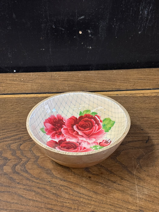 SET OF 6 PIONEER WOMAN WOOD BOWL