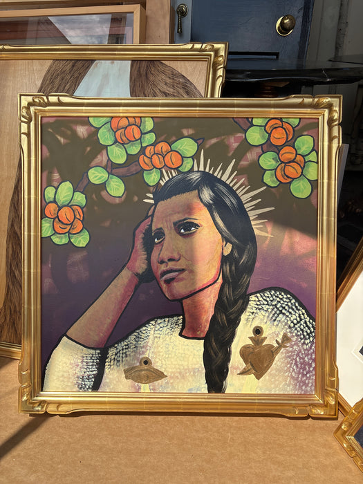 PORTRAIT OF LATINA GIRLBY LA MUNECA