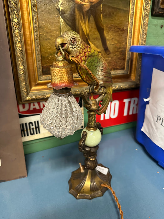 BRADLEY AND HUBBARD PARROT LAMP FROM 1920 AMERICAN