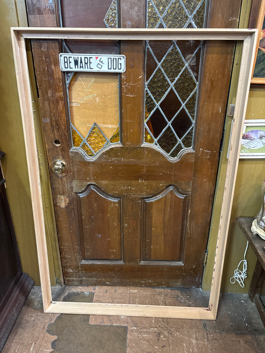 LARGE NATURAL WOOD RECESSED FRAME