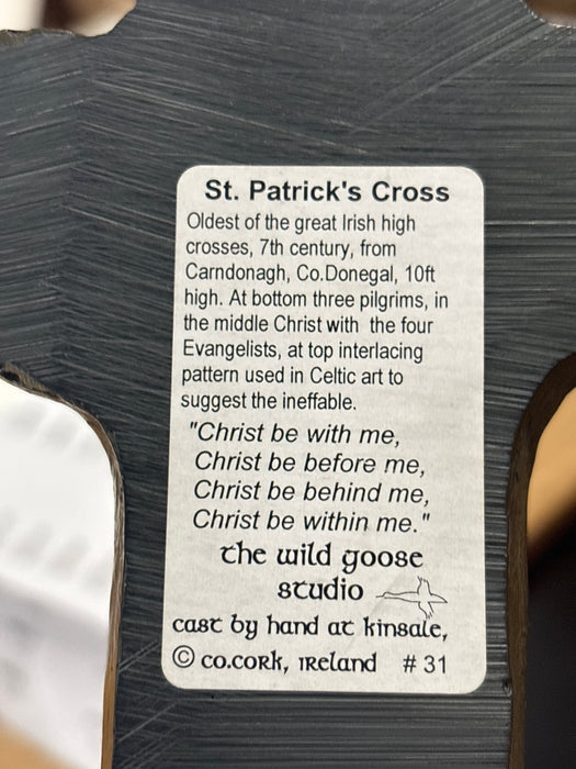 SMALL GOLD COLORED ST. PATRICK'S CROSS