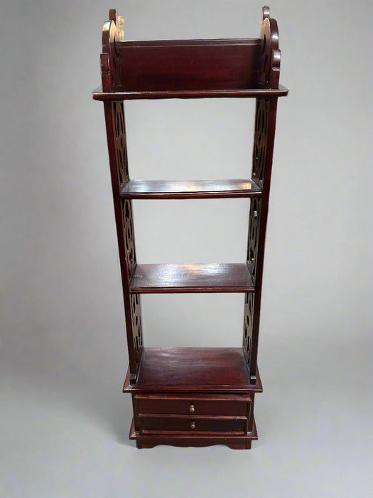 VINTAGE CHIPPENDALE HANGING CABINET