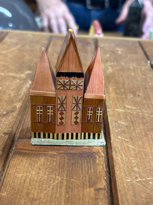 MINITURE WOOD CHURCH