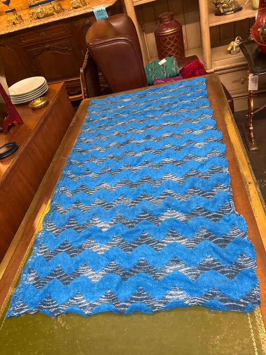 LONG BLUE EARLY 1980S ITALIAN MISSONI FABRIC FROM NEIMAN MARCUS