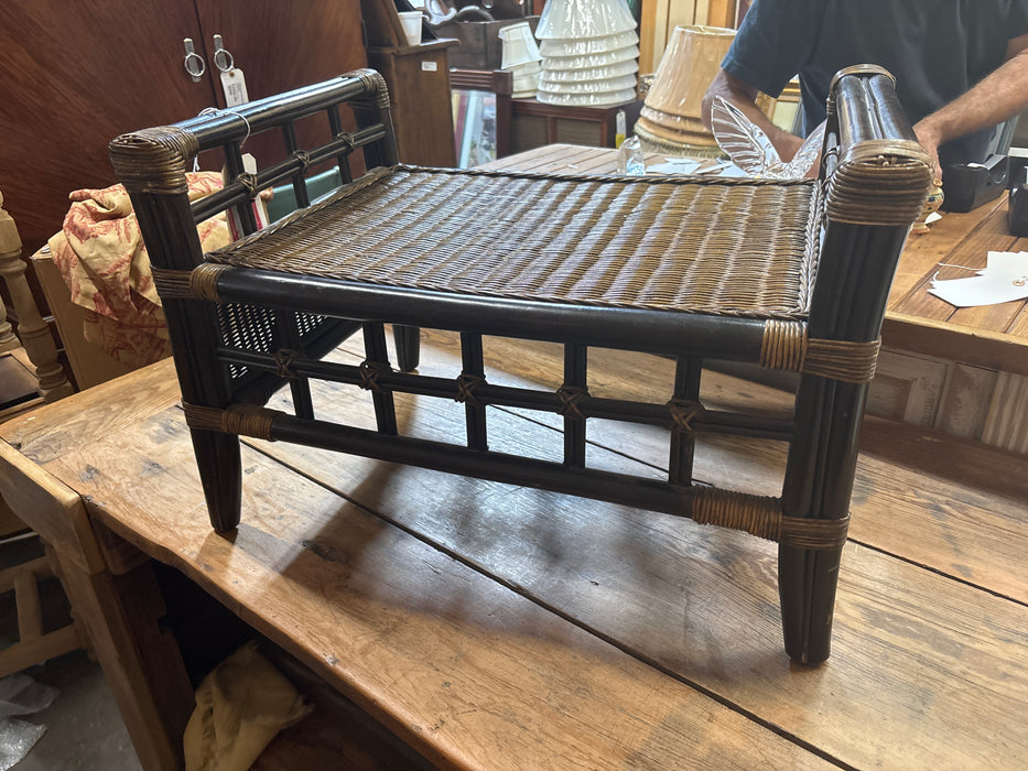 SMALL RATTAN BENCH
