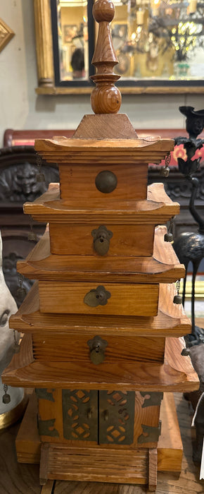 SMALL WOOD YEW PAGODA