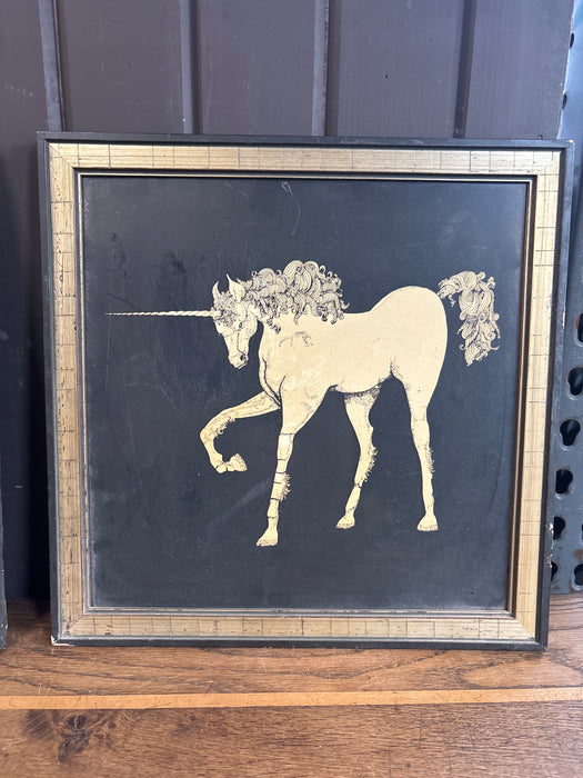 PAIR OF VINTAGE FANTASTY HORSE PRINTS