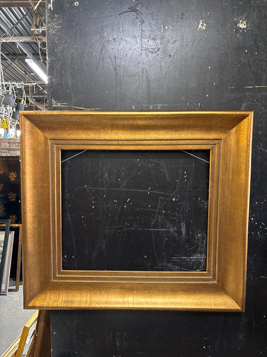 LARGE GOLD FLARED FRAME - NOT OLD