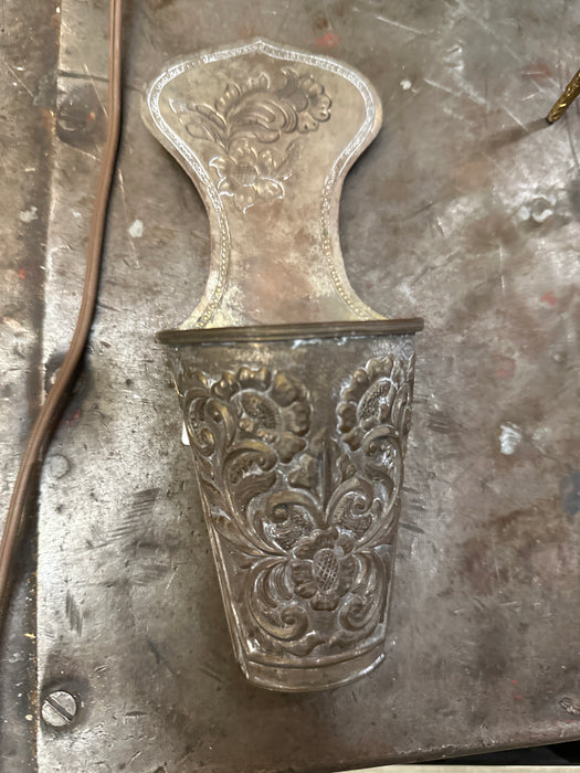 COPPER EMBOSSED WALL POCKET
