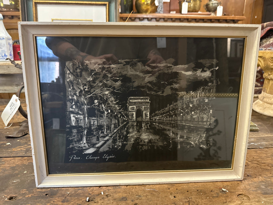 PARIS BLACK AND WHITE PRINT