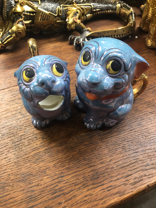 JAPANESE BLUE LUSTER PUPPY CREAM AND SUGAR