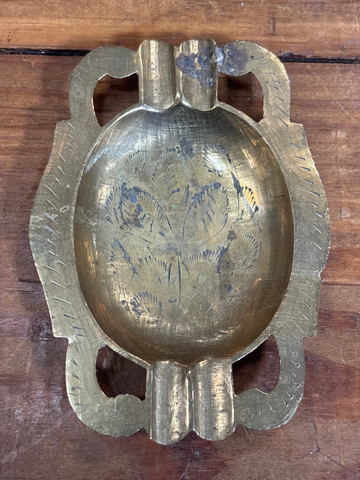 INDIAN BRASS ASHTRAY