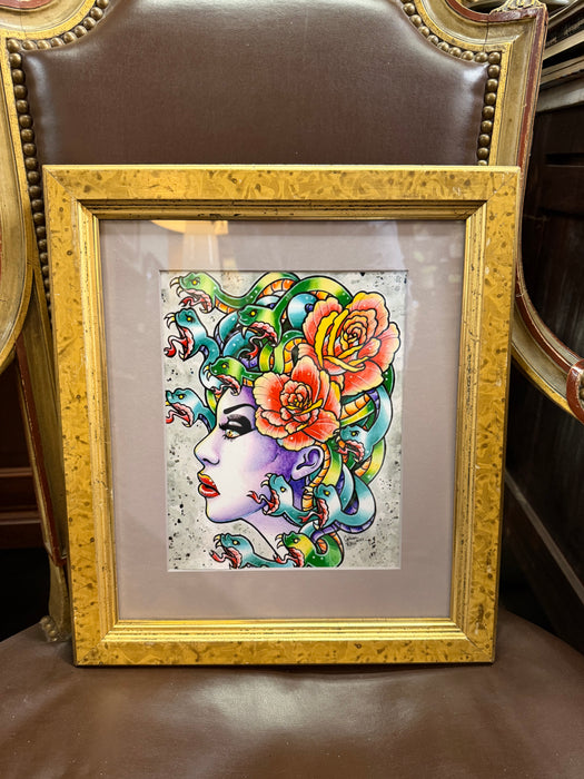 COLORFUL MEDUSA FRAMED