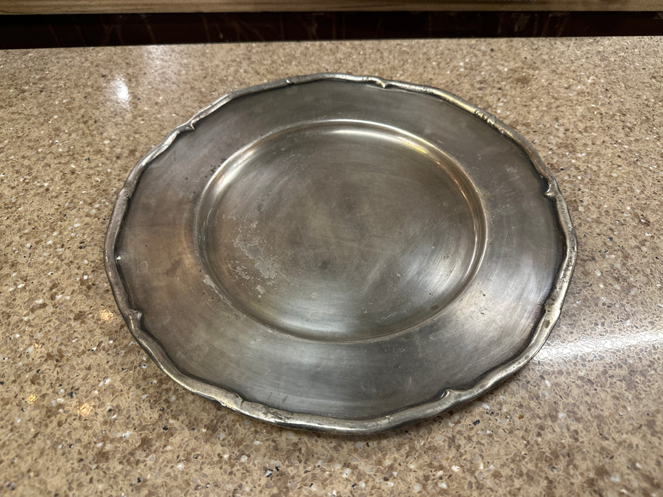 ANTIQUE PEWTER PLATE PLATTER