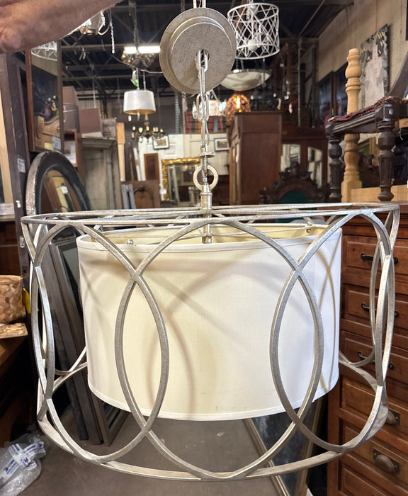 ROUND MODERN CHANDELIER WITH INNER SHADE
