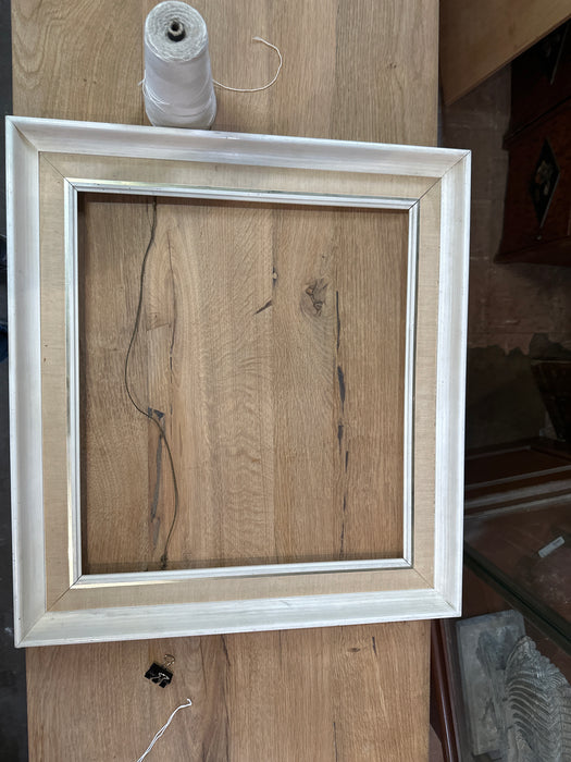 WHITE AND TERRA COTTA FRAME