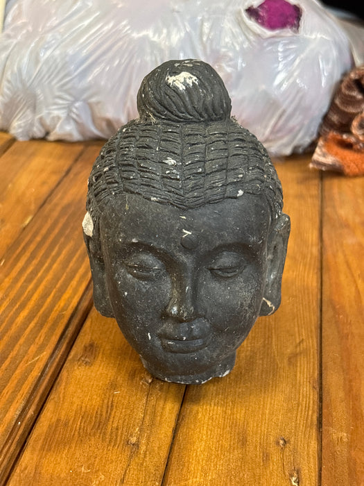 SMALL CHALK BUDDHA HEAD