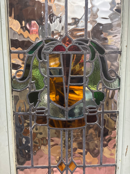 VERTICLE STAINED GLASS WINDOW