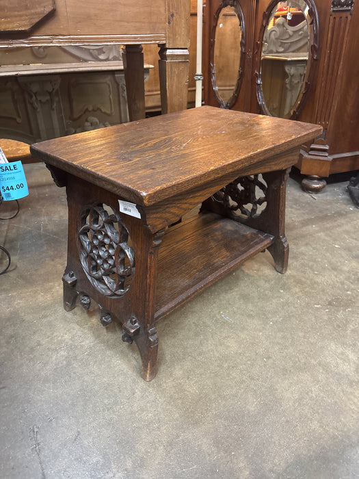 GOTHIC OAK MORTISE AND TENONED LOW TABLE