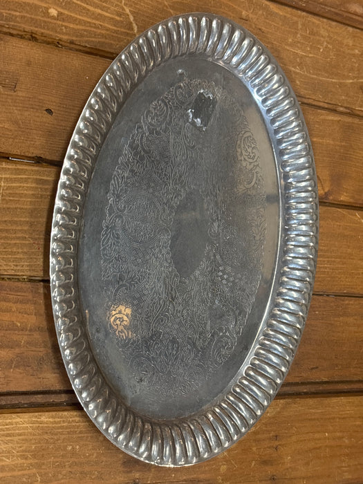 SMALL SILVER PLATE TRAY
