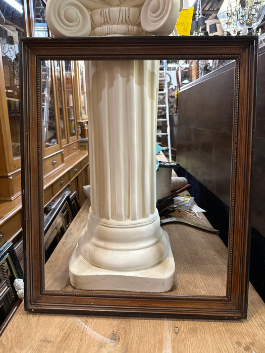 BROWN FRAME WITH BEADING DETAIL