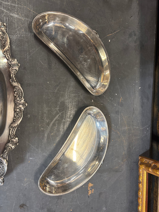 LARGE SILVER PLATE MEAT TRAY