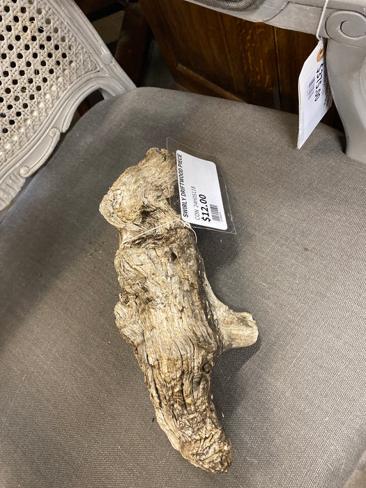 SWIRLY DRIFTWOOD PIECE