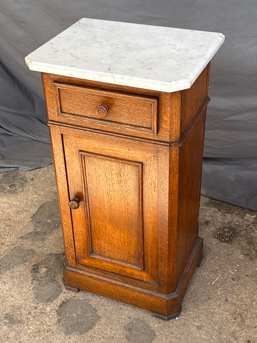 LOUIS PHILLIPE MARBLE TOP SIDE CABINET