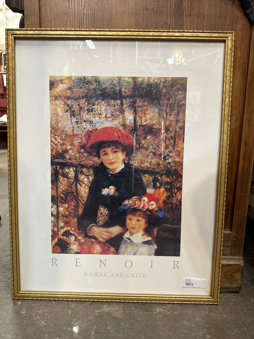 LARGE RENOIR PRINT