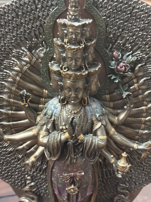 LARGE RESIN GODDESS STATUE
