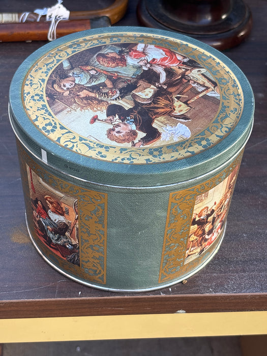 TIN BOX WITH CHILDREN