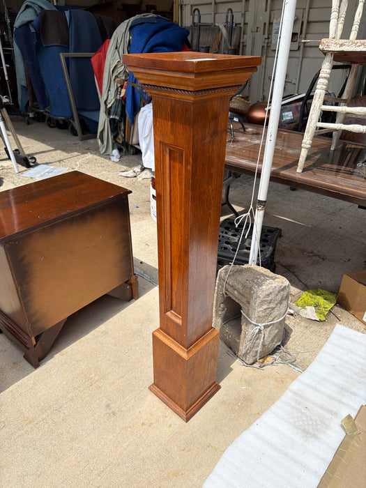 TALL WOODEN PEDESTALS
