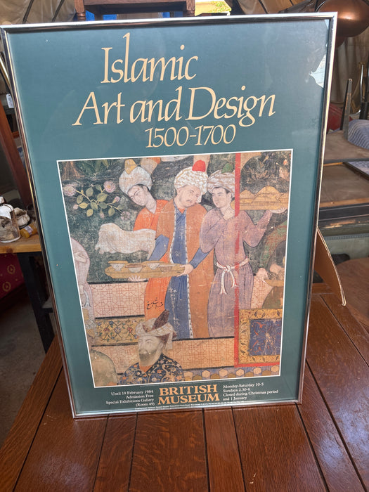 LARGE FRAMED BRITISH MUSEUM PRINT