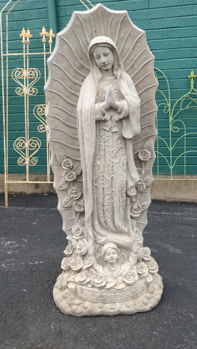 LARGE CONCRETE MADONNA