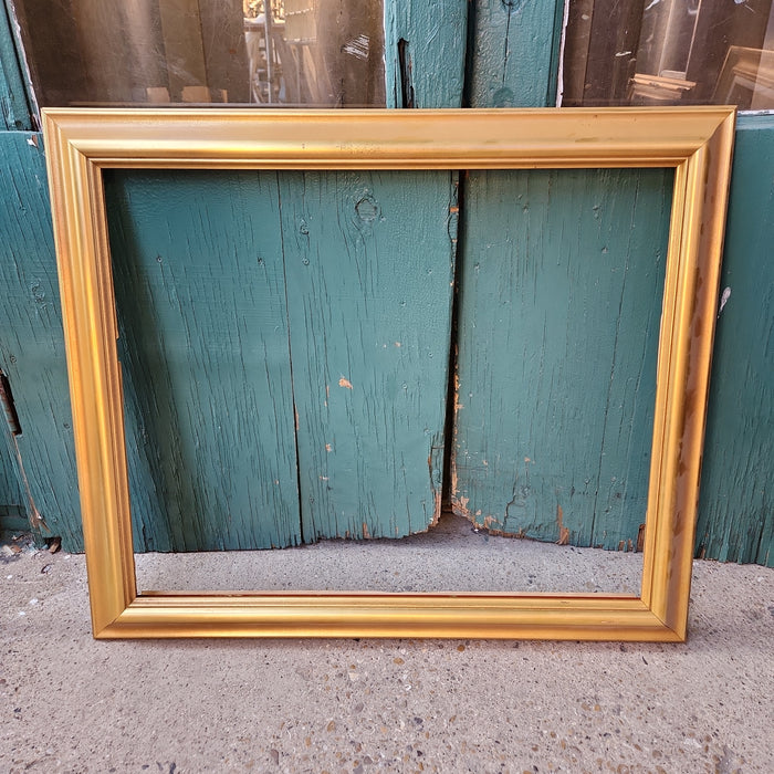 BRIGHT GOLD MODERN OGEE FRAME