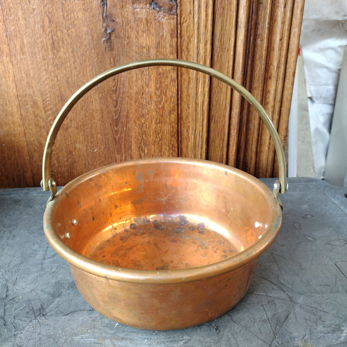 VINTAGE COPPER SMALL JAM COOKING PAN