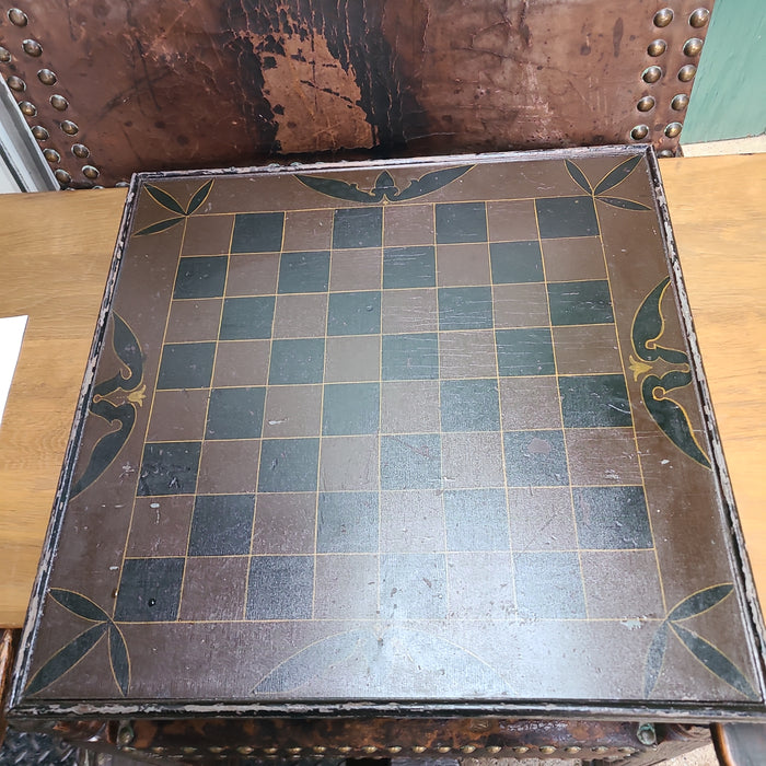 19TH CENTURY CHESS BOARD GAME BOARD3398