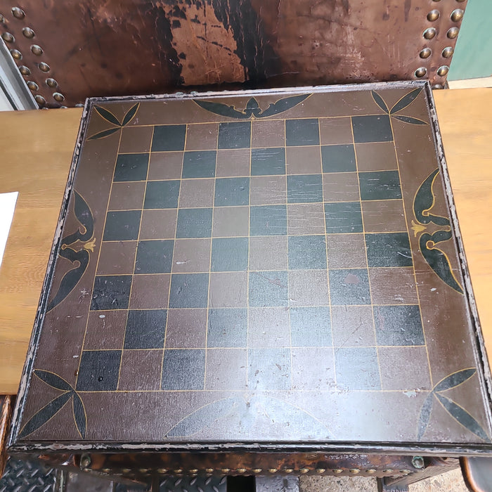 19TH CENTURY CHESS BOARD GAME BOARD3398