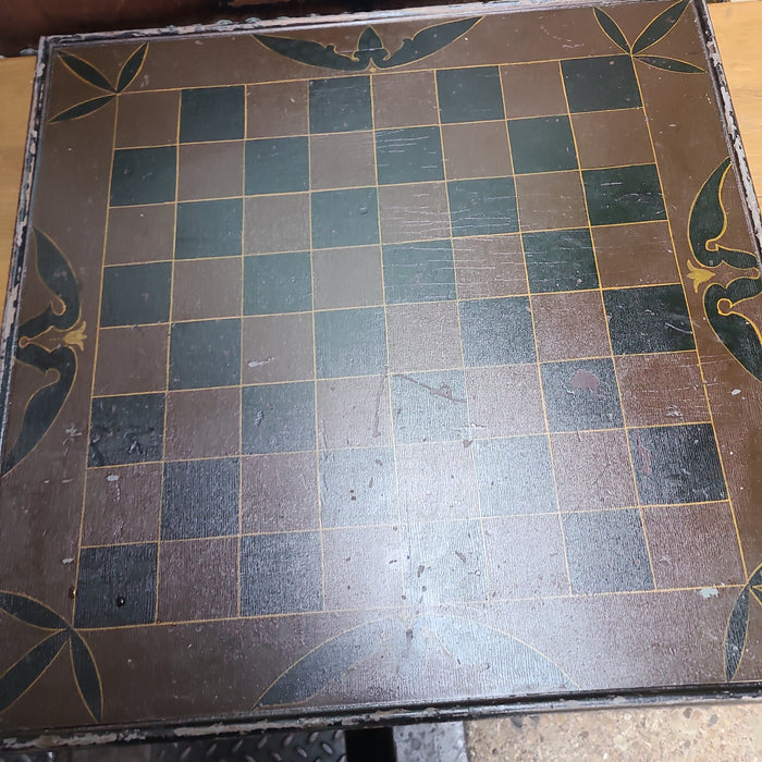 19TH CENTURY CHESS BOARD GAME BOARD3398