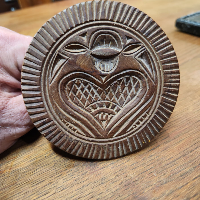 ANTIQUE WOOD COOKING MOLD