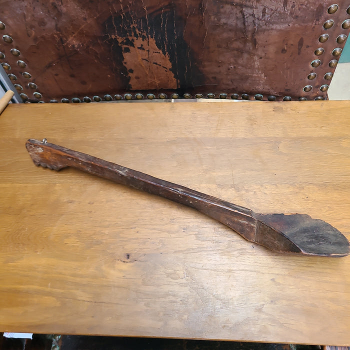 HUGE DARK WOOD LADDLE 19TH CENTURY 3398