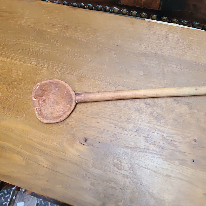 PRIMITIVE LADDLE LONG HANDLE LIGHT WOOD3398