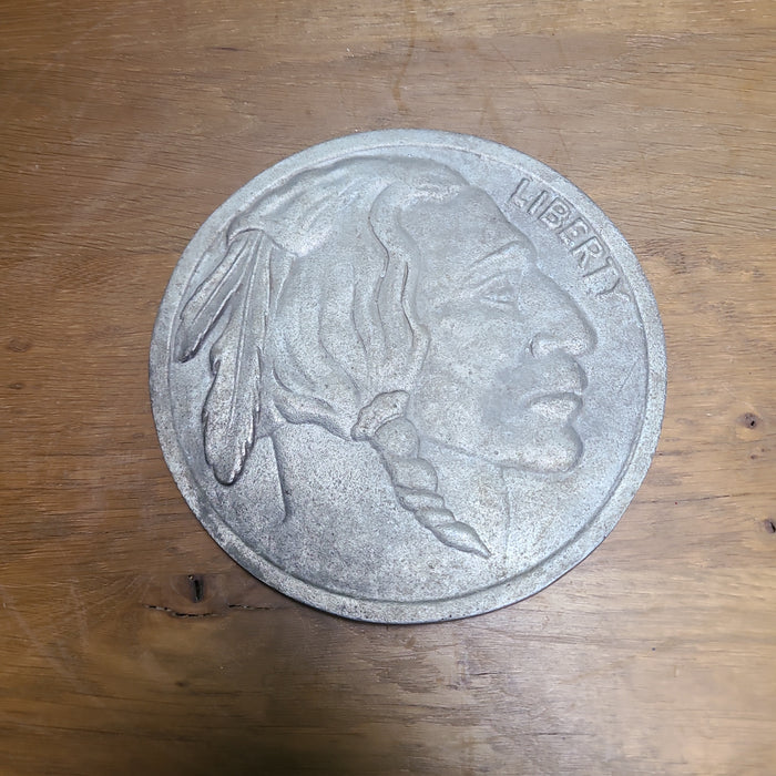LIBERTY NICKEL PLAQUE  3398