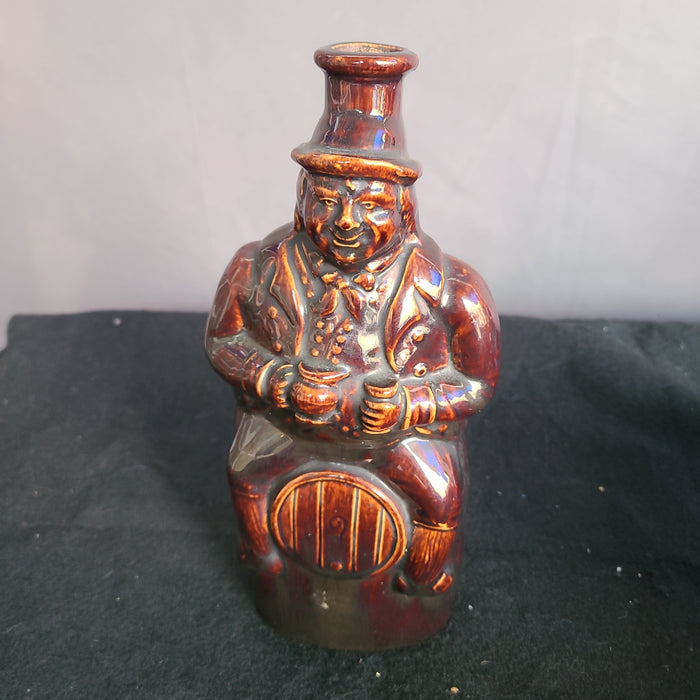 INCREDIBLE BROWN WHISKEY BOTTLE 19TH CENTURY