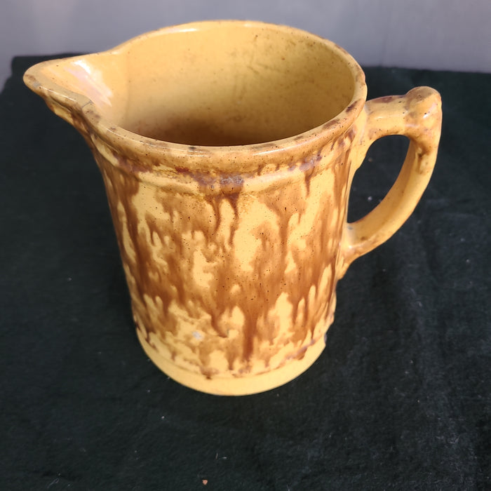 SPONGEWARE PITCHER 19TH CENTURY AS IS