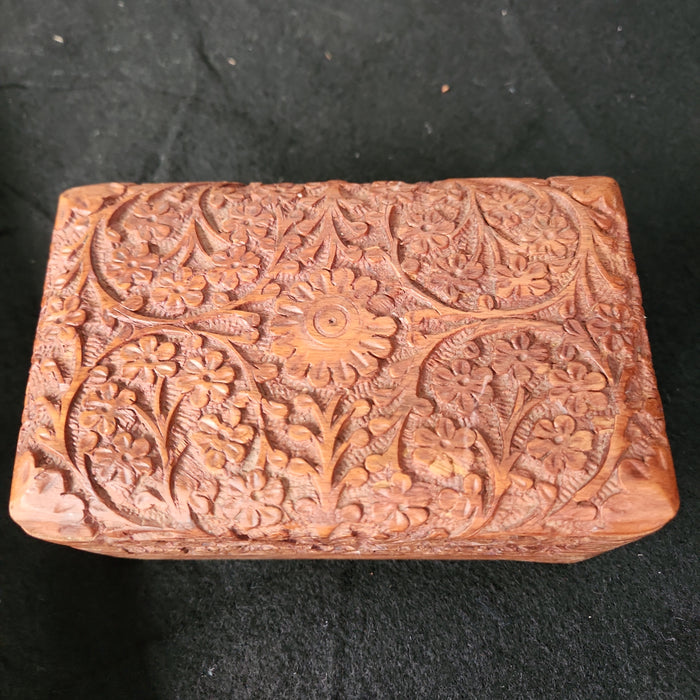 CARVED ASIAN BOX