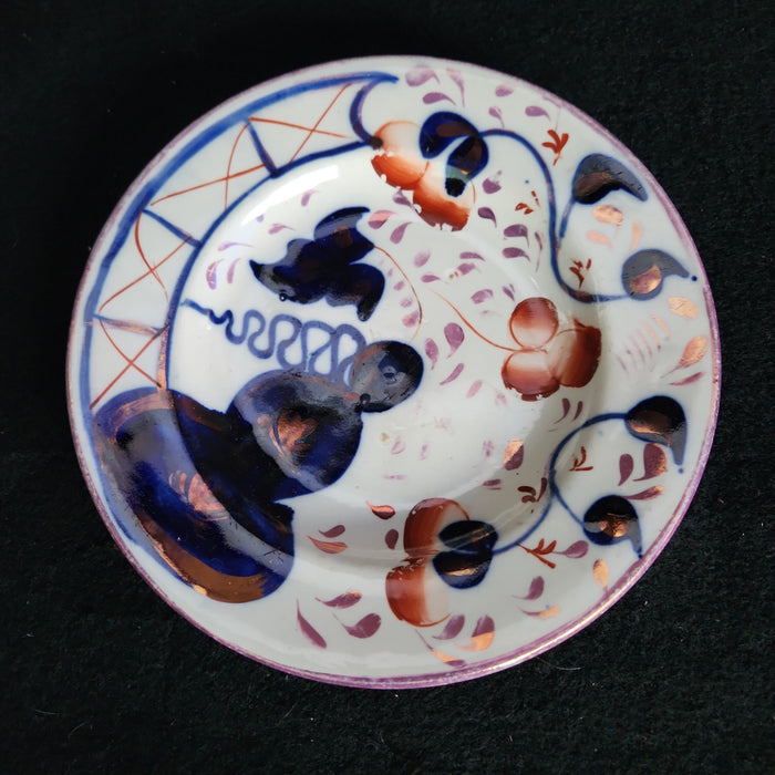 GAUDY DUTCH SMALL PLATE AS FOUND