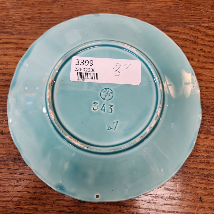 8 INCH MAJOLICA CALADIUM PLATE