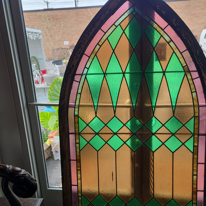 GOTHIC STAINED GLASS WINDOW